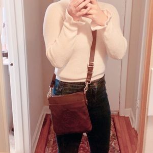 Brown leather Ralph Lauren Purse